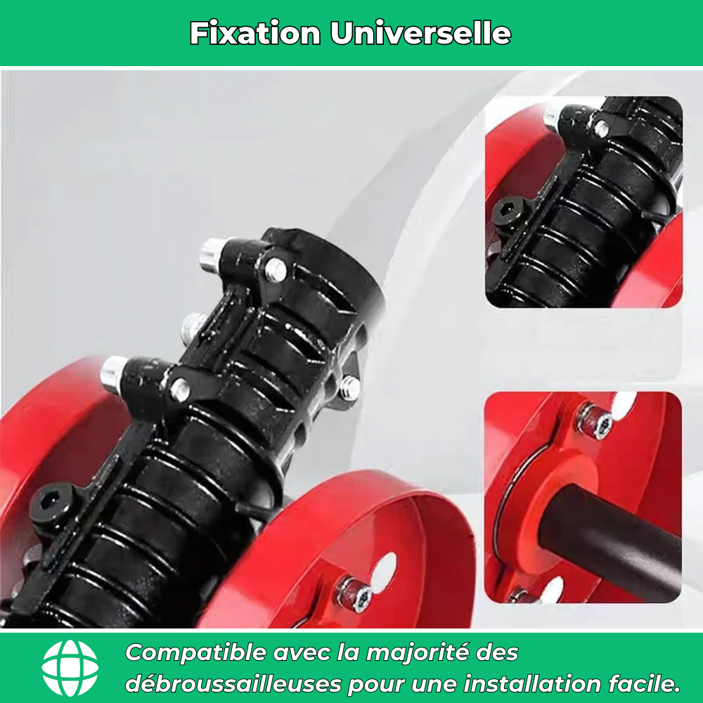 G700 PRO - Roue de Désherbage Multifonctions – Outil Efficace pour Entretien de Jardin et Élimination des Mauvaises Herbes