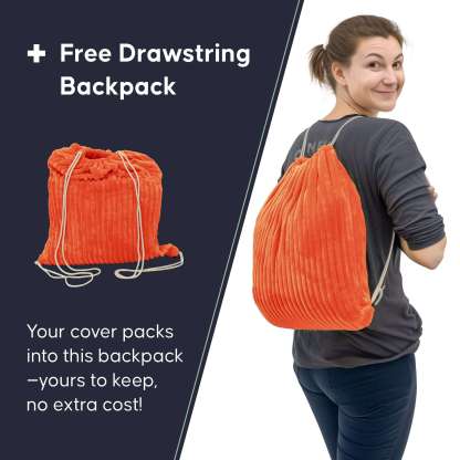 Bean Bag - Queen - Plush Corduroy