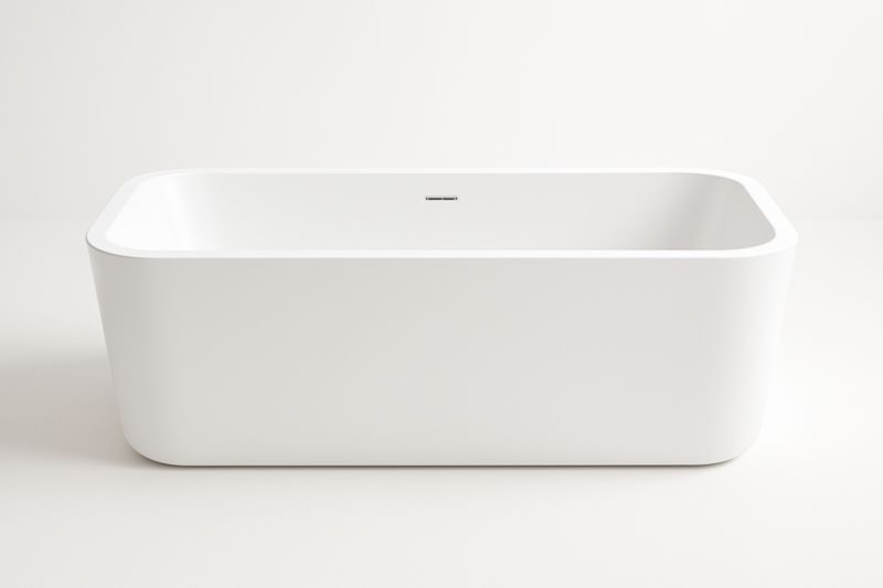 Vasca da Bagno Freestanding in Acrilico Bianca