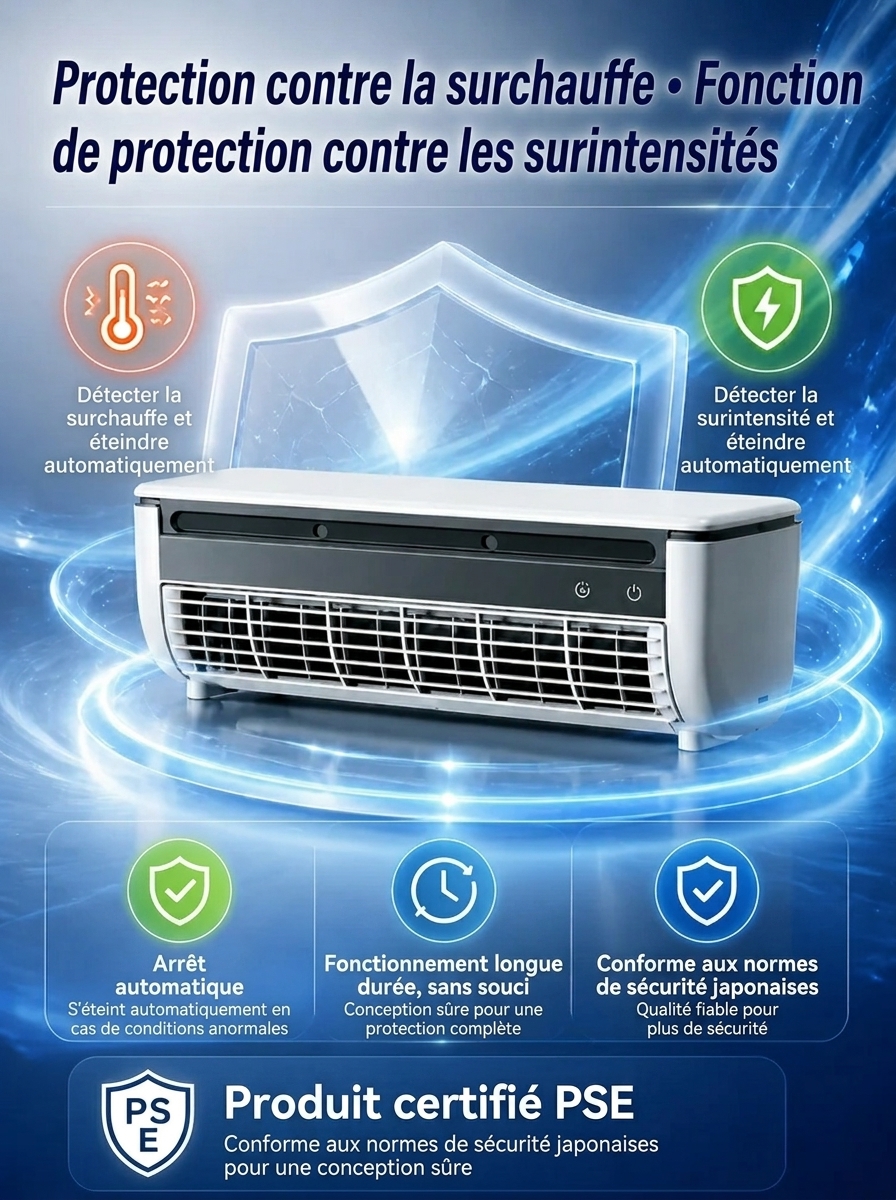 Mini ventilateur de climatisation de bureau 🧊Passez d'une chaleur étouffante à une brise glacée en un instant ! 🧊