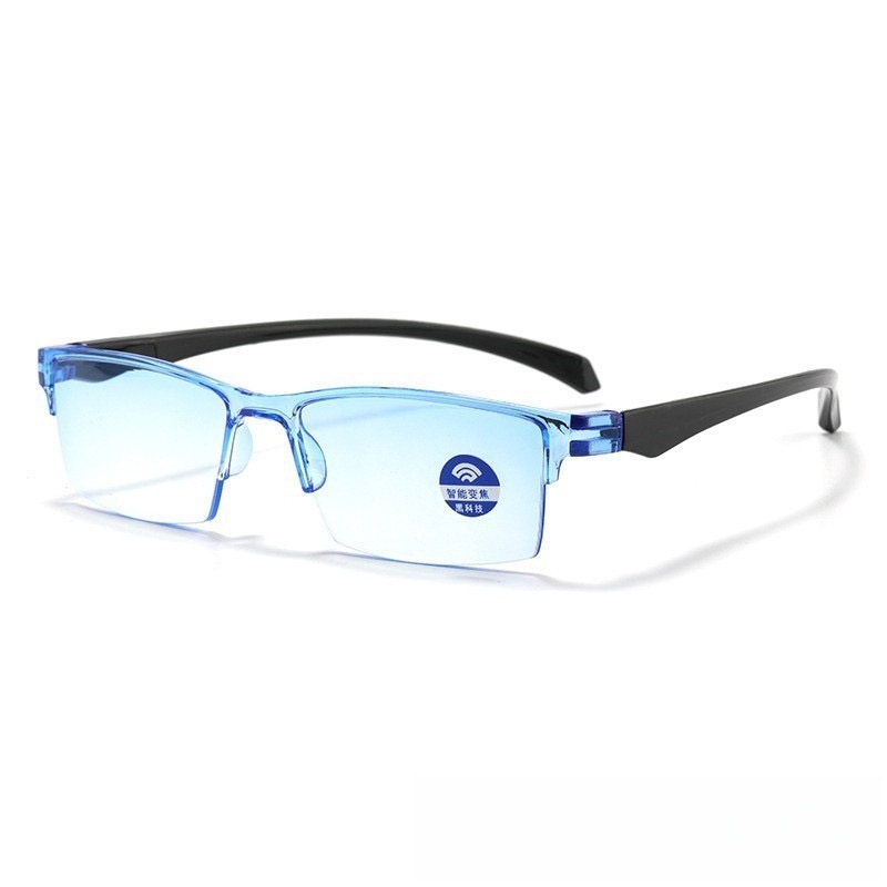Lunettes de lecture sans monture SL, ultra-légères, anti-lumière bleue, à réglage automatique
