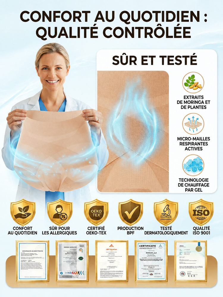 Culotte gainante ultra-fine et invisible (perte de 20 kg)