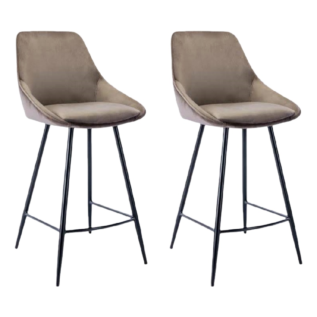 Tabouret de bar moderne (lot de 2)-heavens-door.onLine