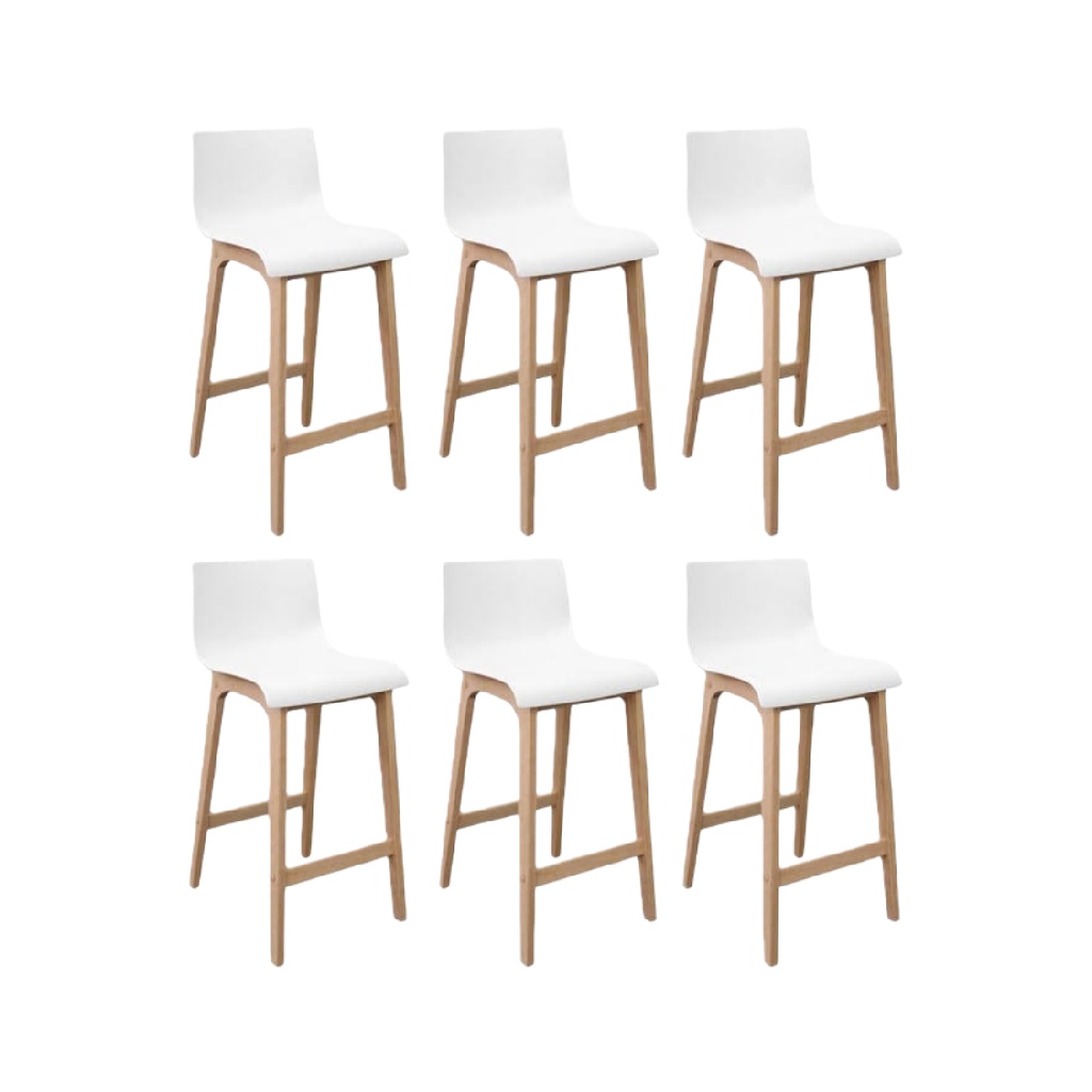 Tabouret de bar moderne minimaliste (lot de 6)-heavens-door.onLine