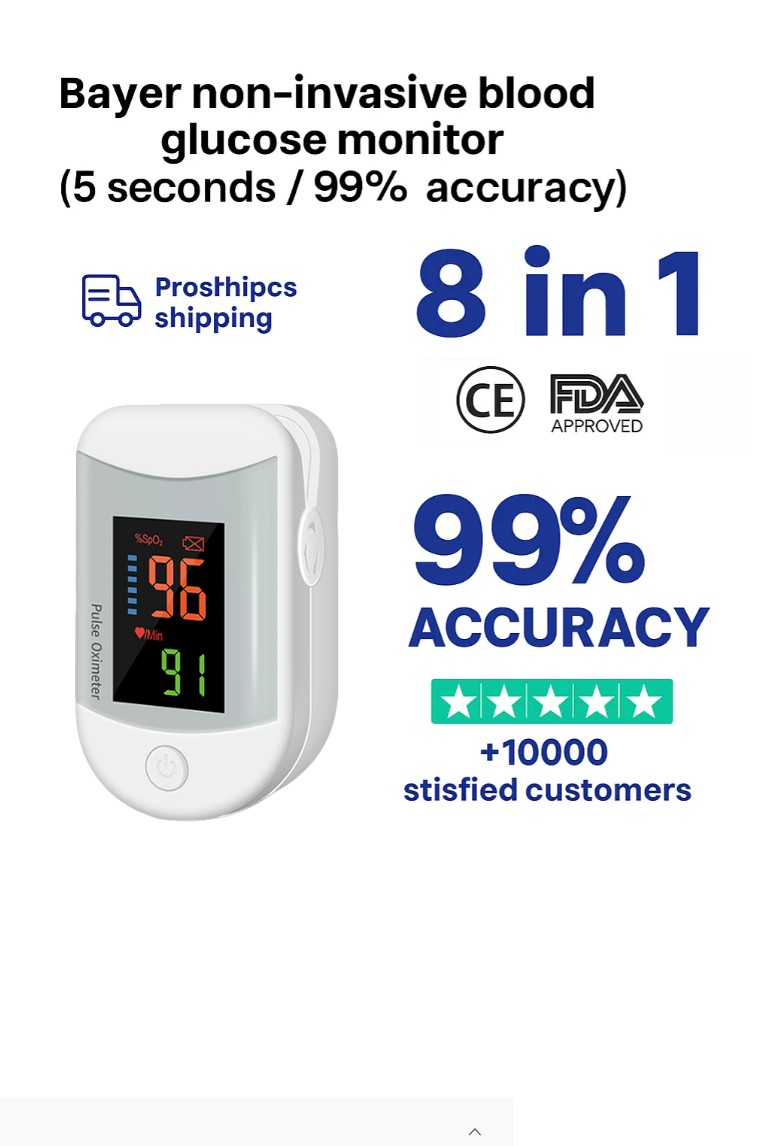 Beyer Non-Invasive Blood Glucose Monitor – 5 Seconds / 99% Accuracy