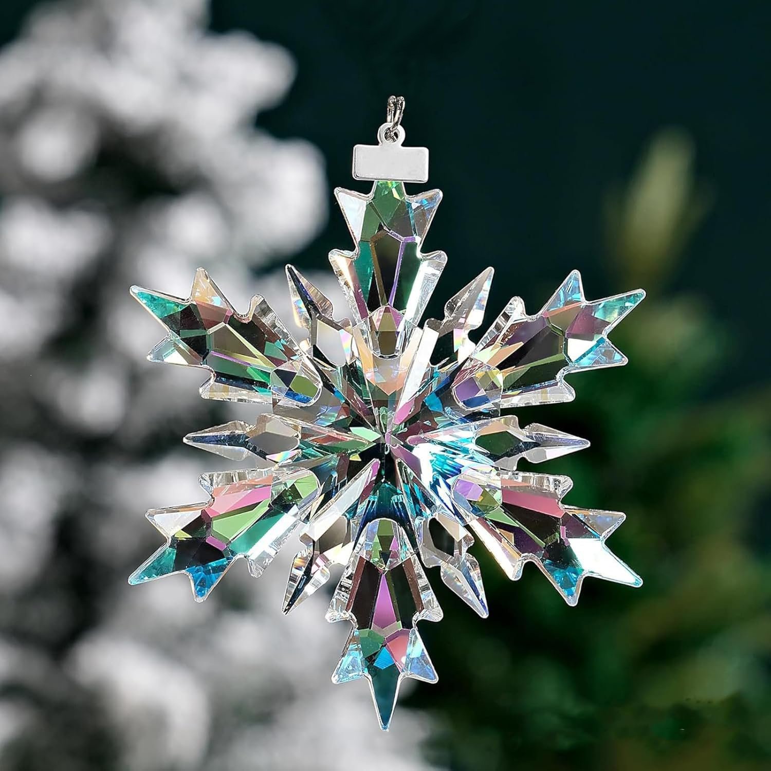 💖Perfect Gift❄️Crystal Snowflake Suncatcher
