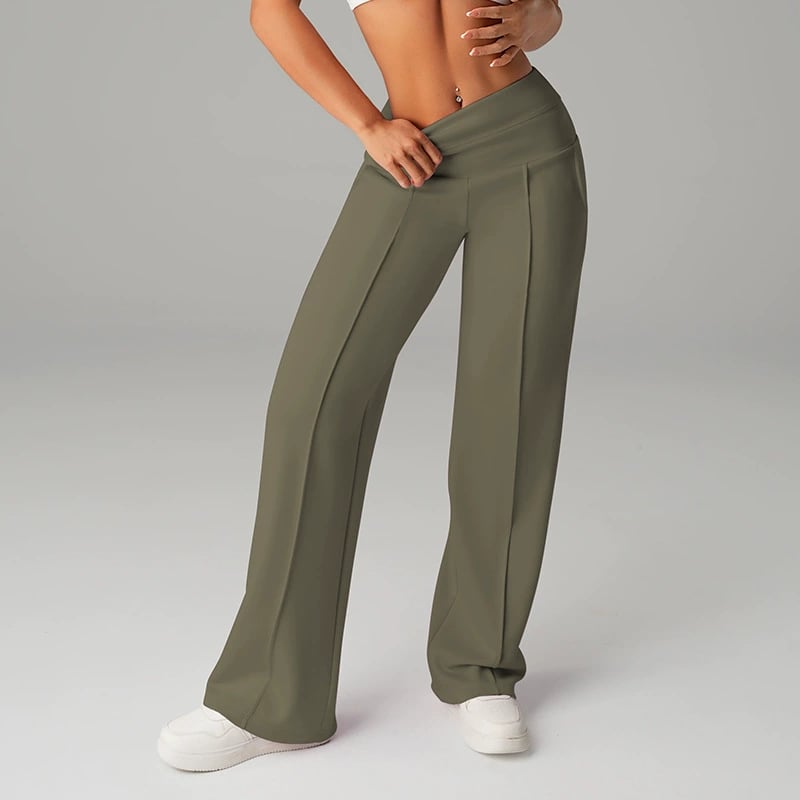 👖50% OFF! 👚 Women‘s Straight Leg Pants – Loose Fit, Plain Design & Comfortable Everyday Wear 👩