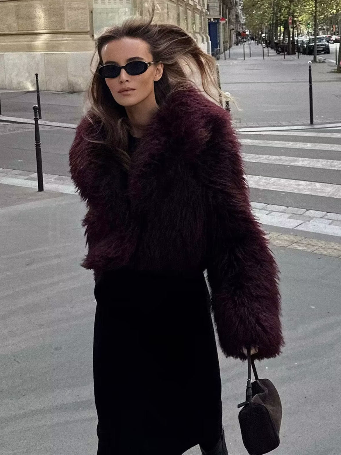 Luxe Allure Faux Fur Jacket