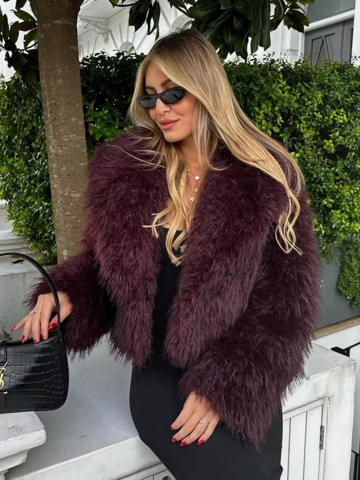 Luxe Allure Faux Fur Jacket