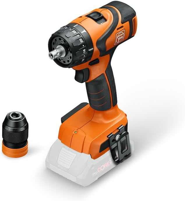 Fein 2 - Gang Akku - Bohrschrauber - - ABS 18 Q AS, mit Aufbewahrungskoffer, kompakte Bauweise, mit Vollmetall - Getriebe, 71132461000-Hubare