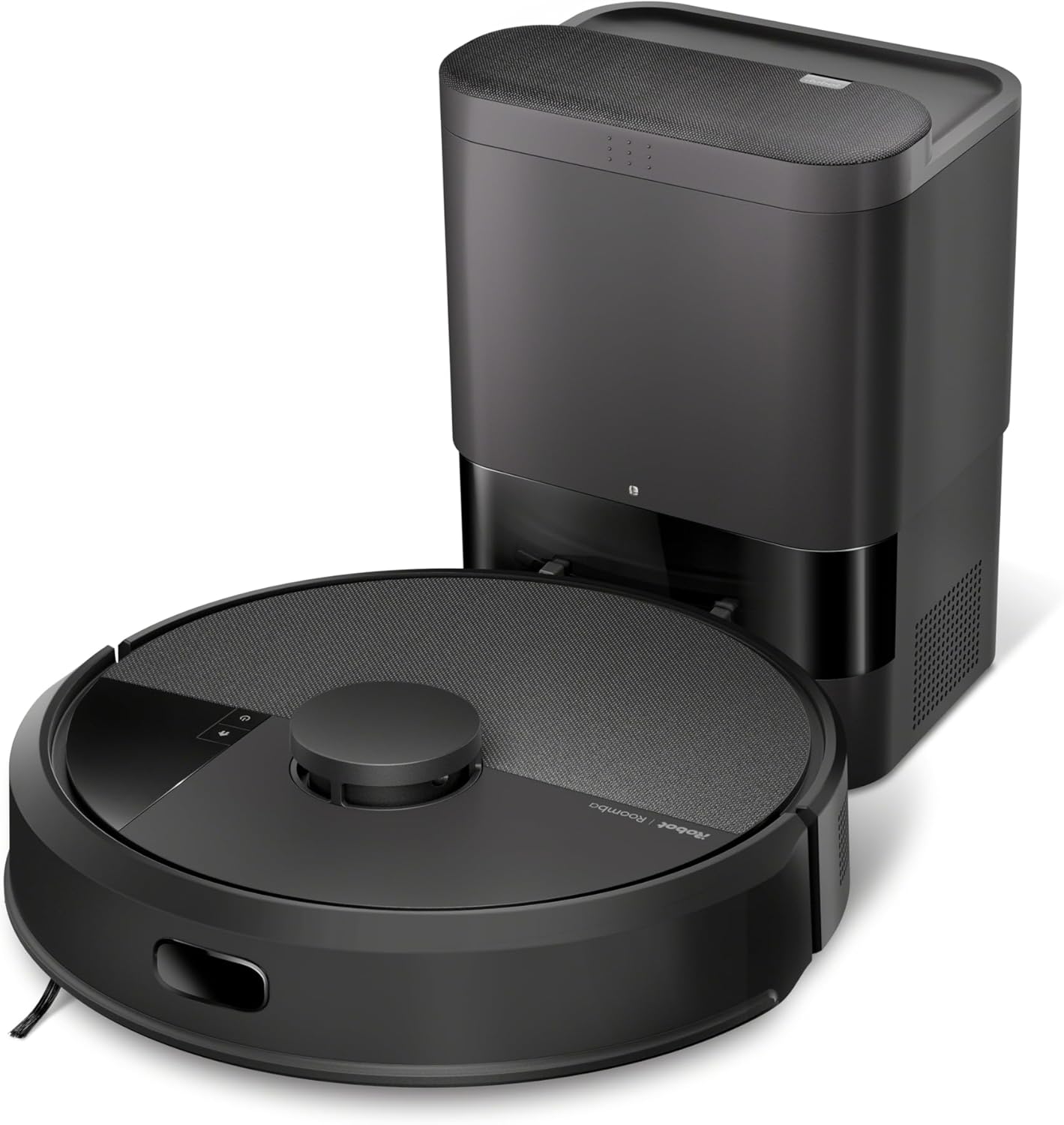 iRobot Roomba 105 Combo AutoEmpty Dock - Automatische Entleerung für bis zu 75 Tage - Saugen Wischen - Clearview LiDAR - 7000Pa - 120 mins - SmartScrub - Umfährt Hinderniss - App - Schwarz-Hubare