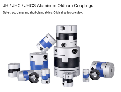 JH / JHC / JHCS Aluminum Oldham Couplings, Custom Bores