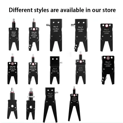 Mechanical Arm Gripper Pneumatic Clamp MINI A Male Female Thread Fixture Injection Molding Accessories Robot Automation Tools-BOLTTE