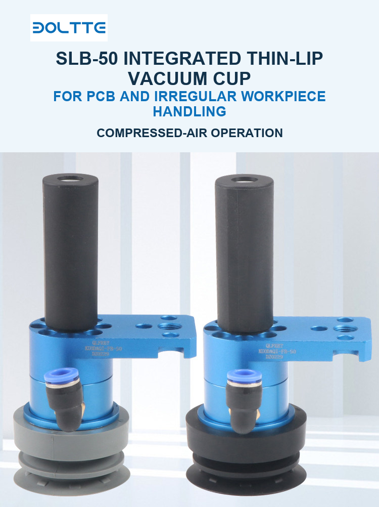 BOLTTE SLB-50 integrated thin-lip vacuum cup assembly overview