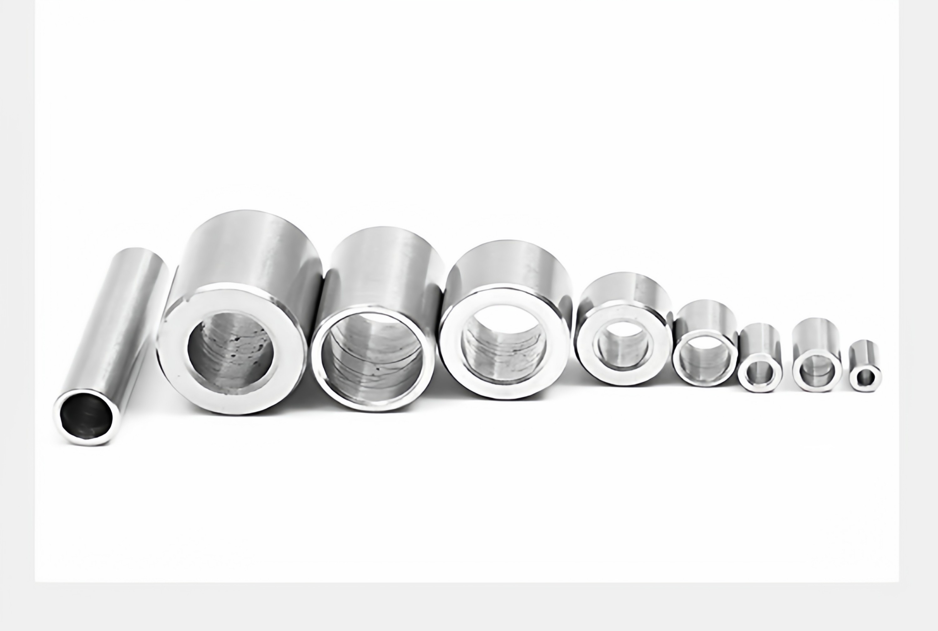Different bore and outside-profile reference examples — custom made-to-drawing reference