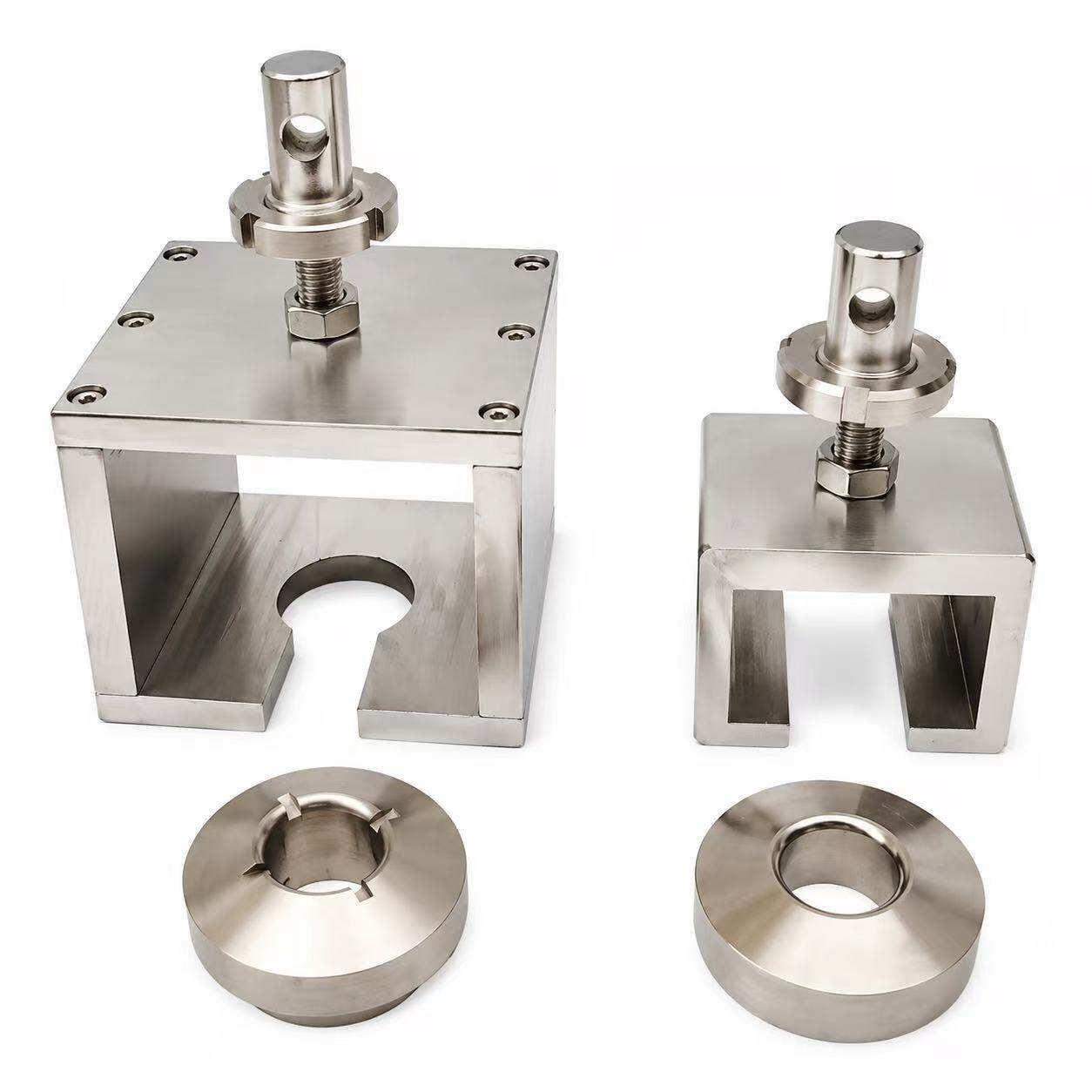 Two fixture configuration references — custom made-to-drawing reference