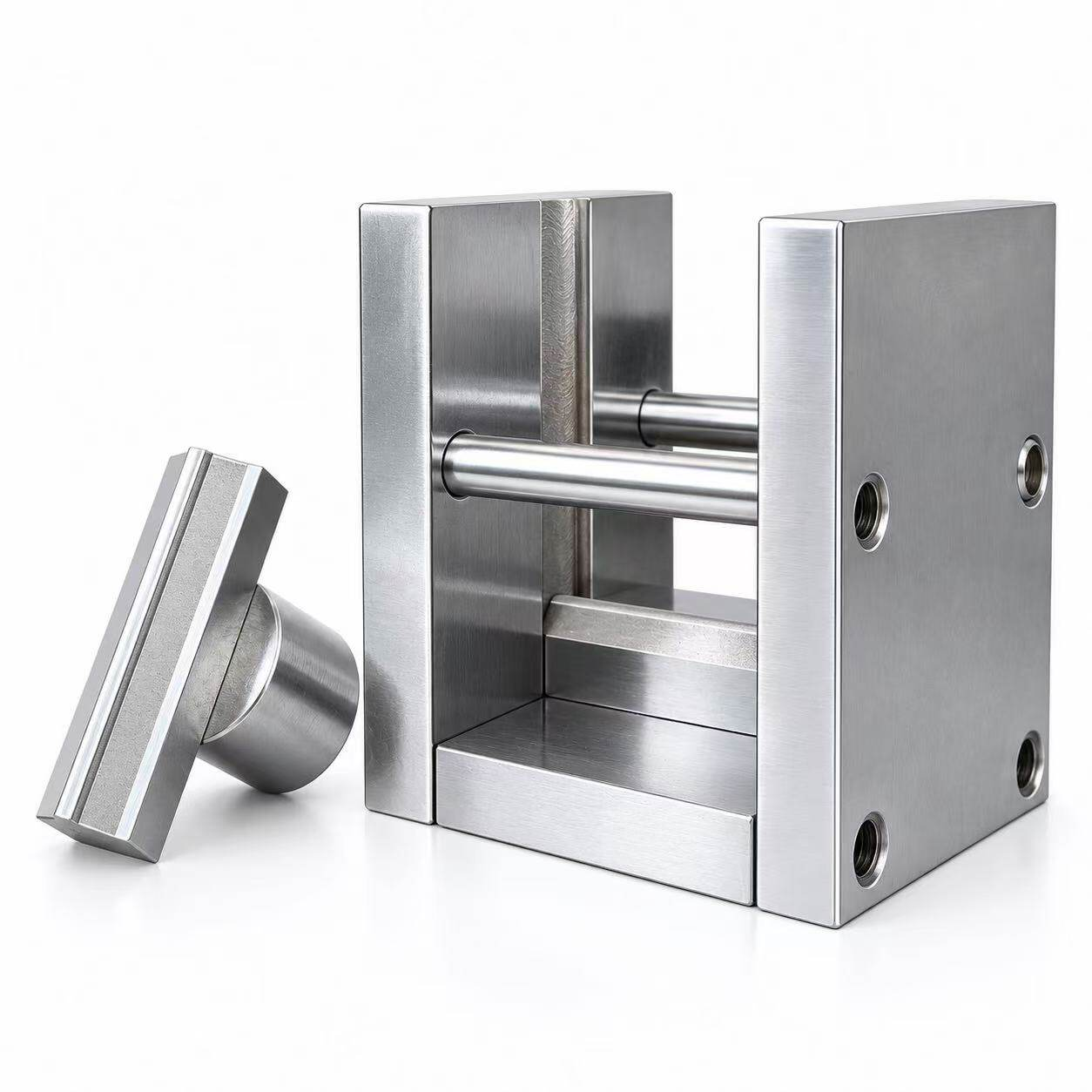Fixture and removable loading piece — custom made-to-drawing reference