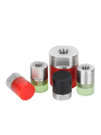 BOLTTE polyurethane-coated female-thread bumpers in multiple sizes and colors