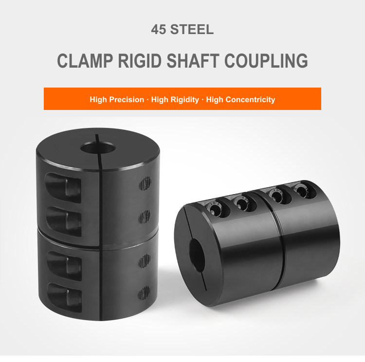 BOLTTE 45 steel clamp rigid shaft coupling overview