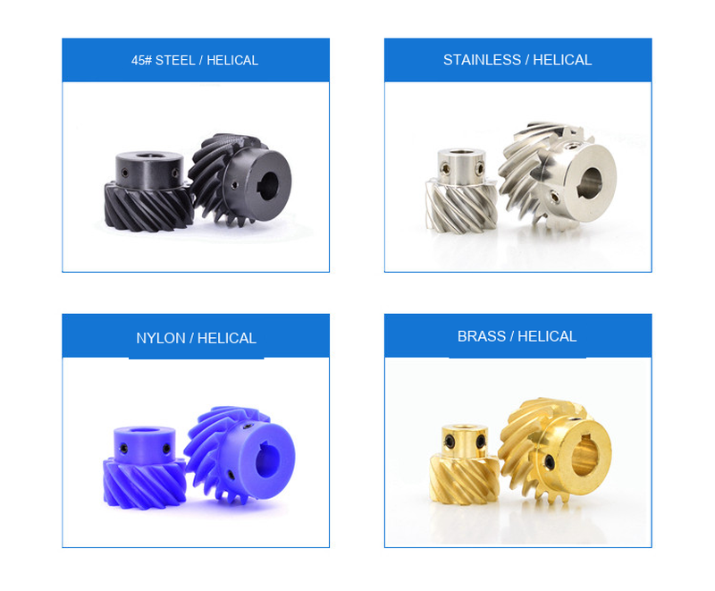 BOLTTE helical gear material options
