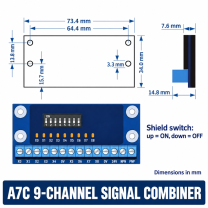 Robot gripper signal control accessory, A7C 9-Channel Signal Combiner