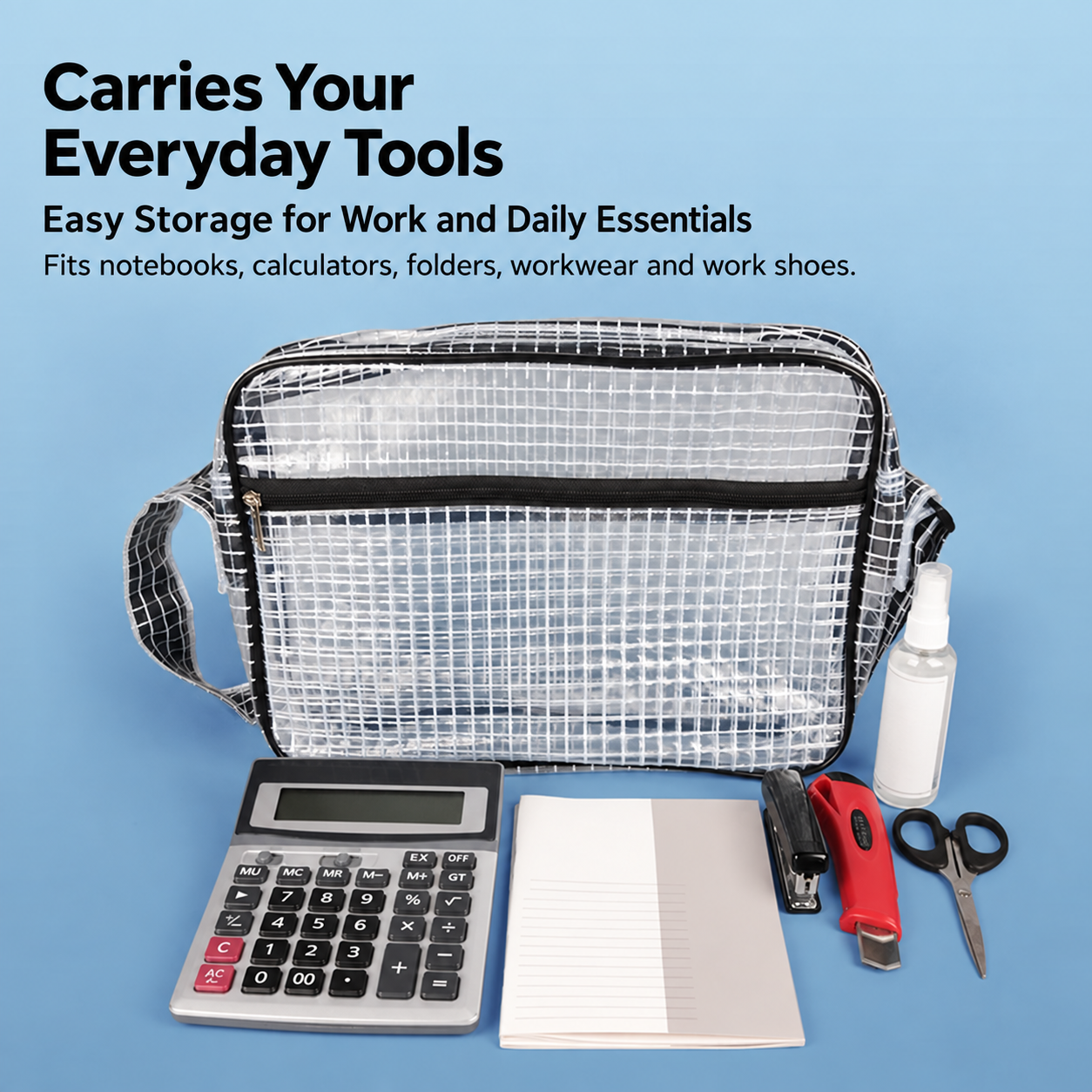 PVC anti-static bag capacity and everyday-tool storage