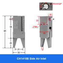 CH1410 mini pneumatic gripper or accessory, CH1410B Side Air Inlet