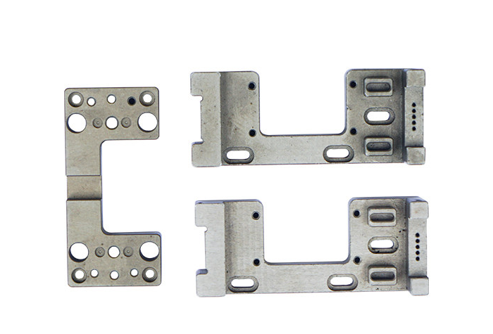 Pierced mounting-plate examples — custom made-to-drawing reference