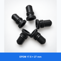 EPDM aseptic sampling valve seals, 17.5 x 27 mm, group product view