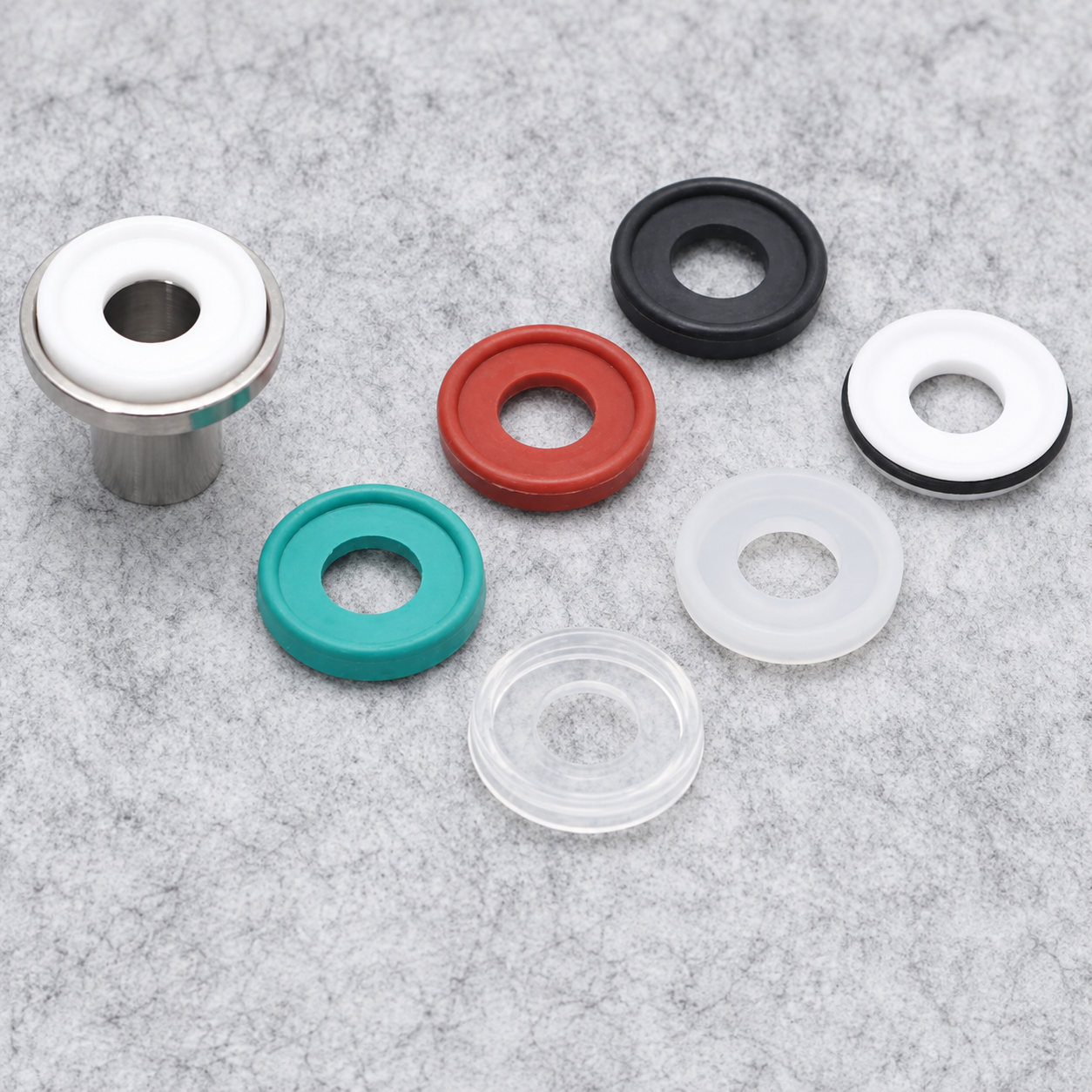 Multiple gasket materials