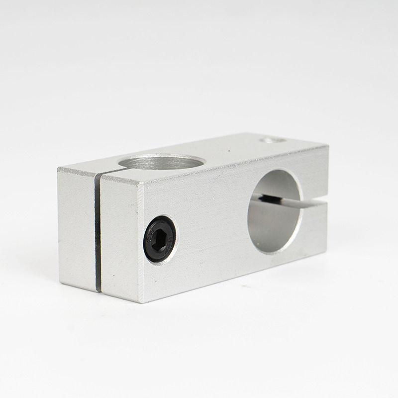 Single-screw aluminum cross shaft clamp