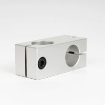 Single-screw aluminum cross shaft clamp