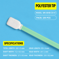 BOLTTE industrial cleaning swab WK-864B-CH-H – Polyester Tip – 100 pcs