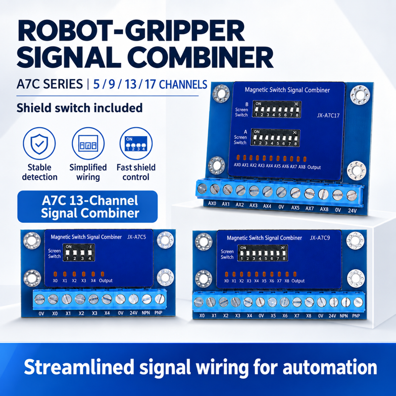 Robot gripper signal control accessory, A7C 13-Channel Signal Combiner