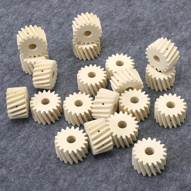 Bare toothed felt gear reference assortment — custom made-to-drawing reference
