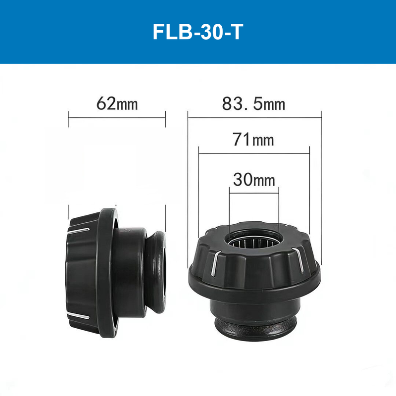 FLB-30-T quick-lock paper core end plug, 30 mm bore