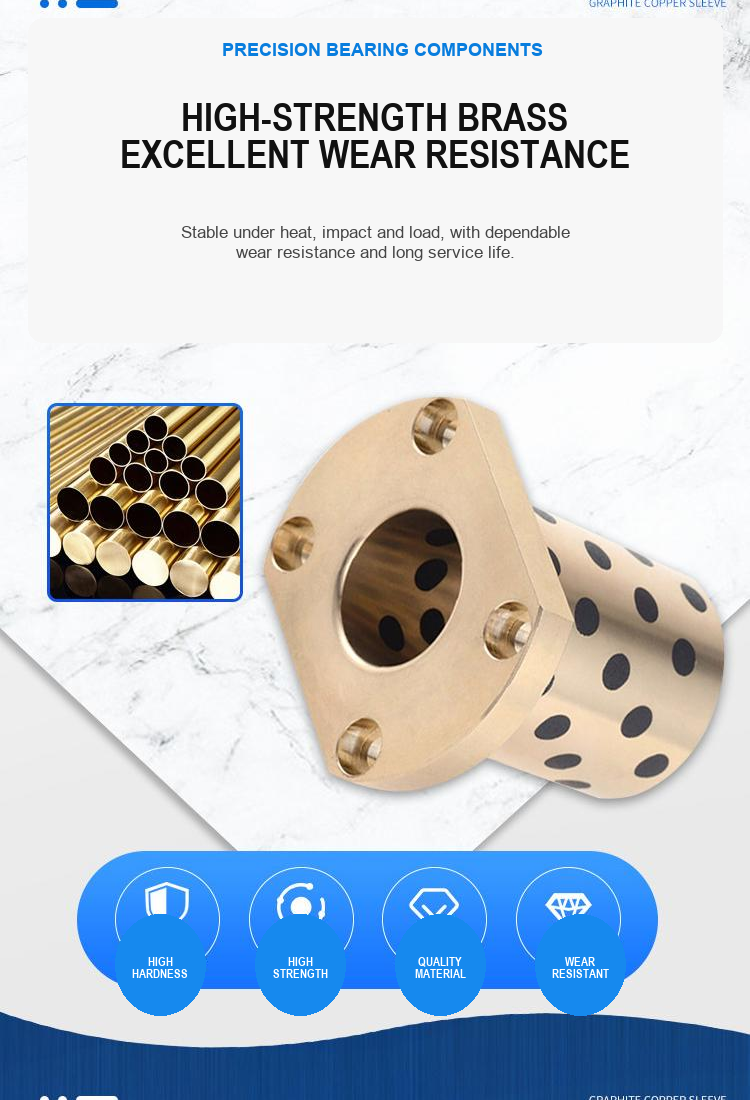 High-strength brass and wear resistance
