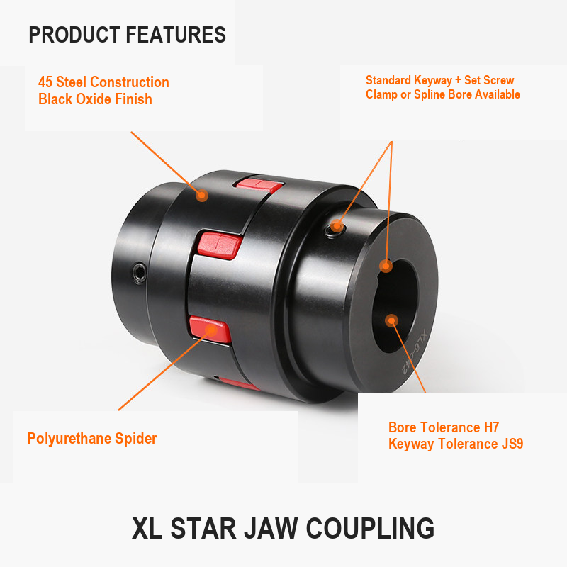 BOLTTE XL star jaw coupling product features