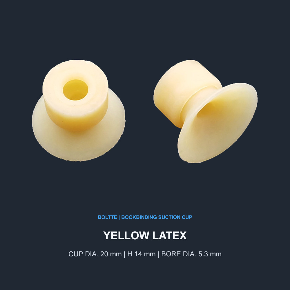 Bookbinding Machine Suction Cups | Silicone, Latex & Polyurethane