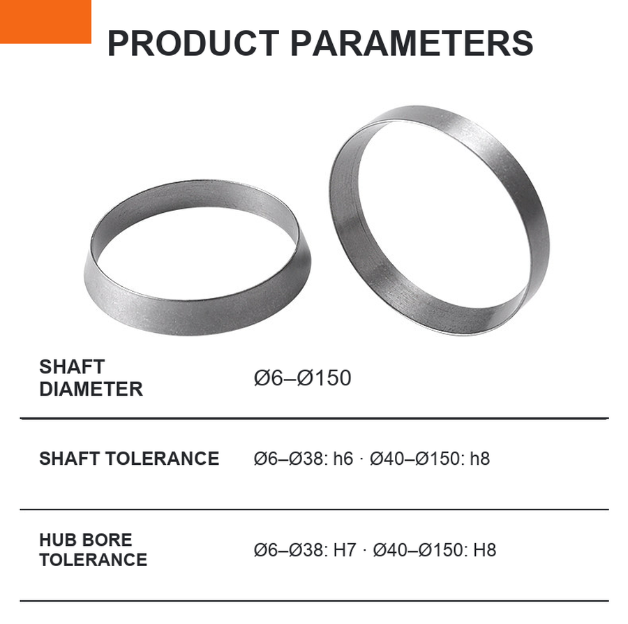 Z1 shaft diameter and tolerance parameters
