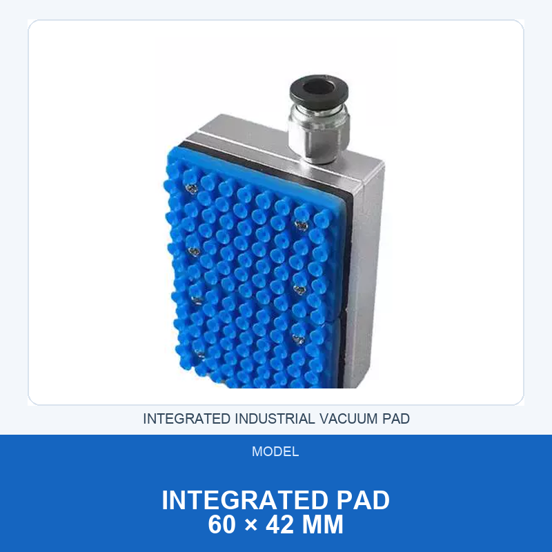 BOLTTE integrated vacuum pad (60 × 42 mm) industrial vacuum pad