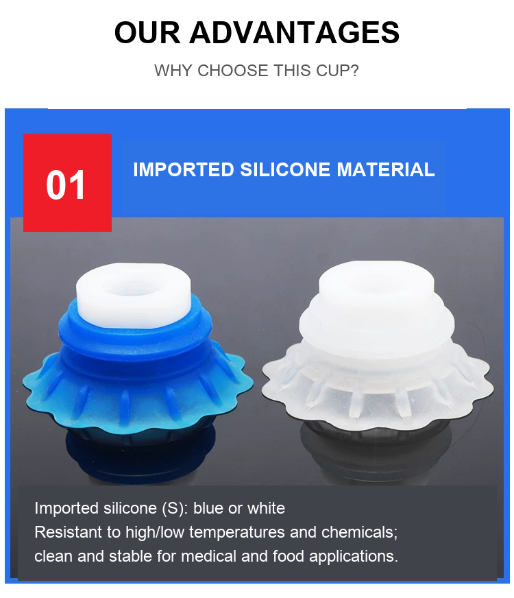 BOLTTE silicone vacuum cup material advantages