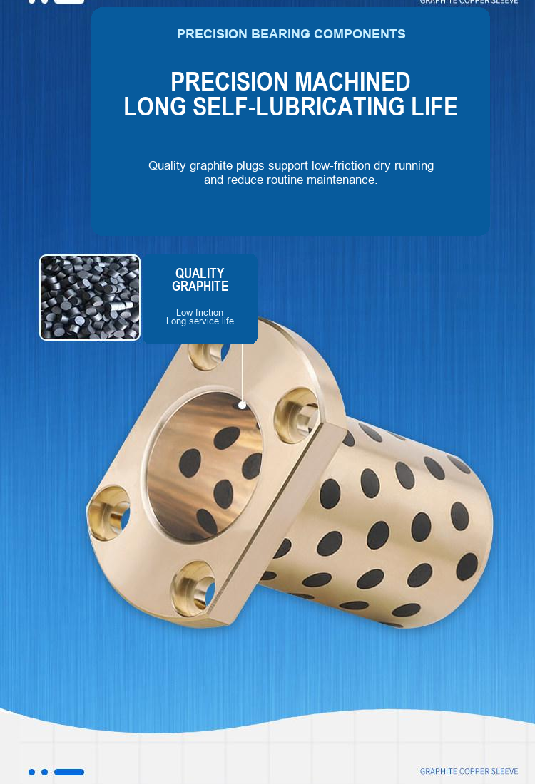 Graphite plug self-lubricating performance