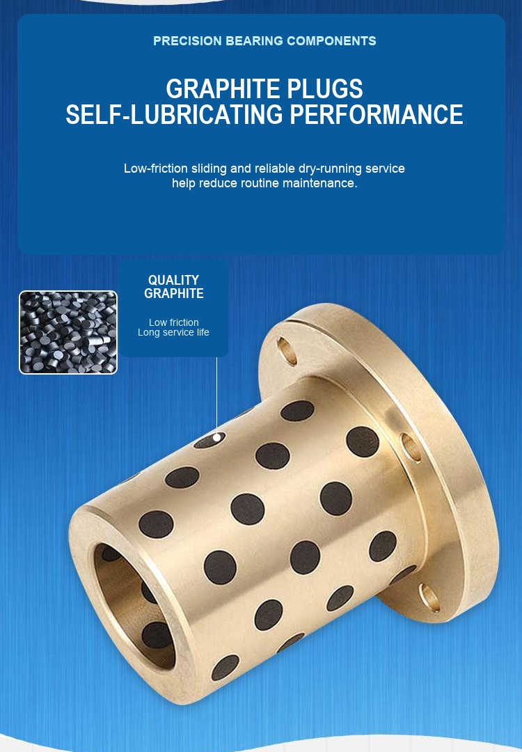Graphite plug self-lubricating performance