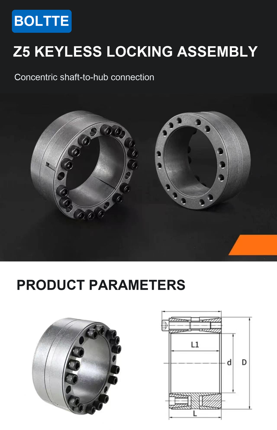 Z5 design and dimensional parameters