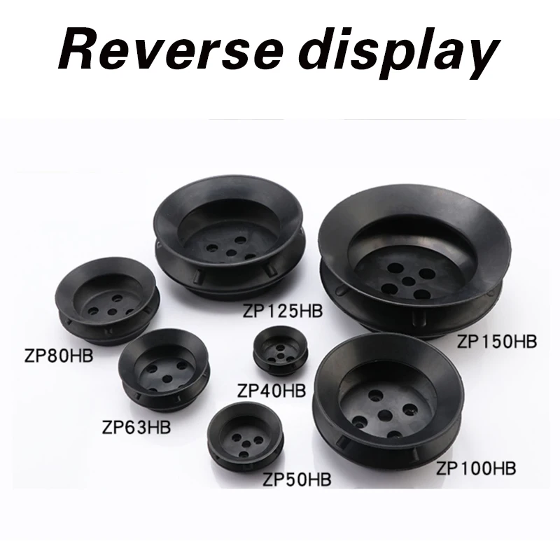 Mechanical arm vacuum suction cup industrial ZPT-HB40/50/63/80/100/125 double-layer silicone heavy-duty pneumatic-BOLTTE