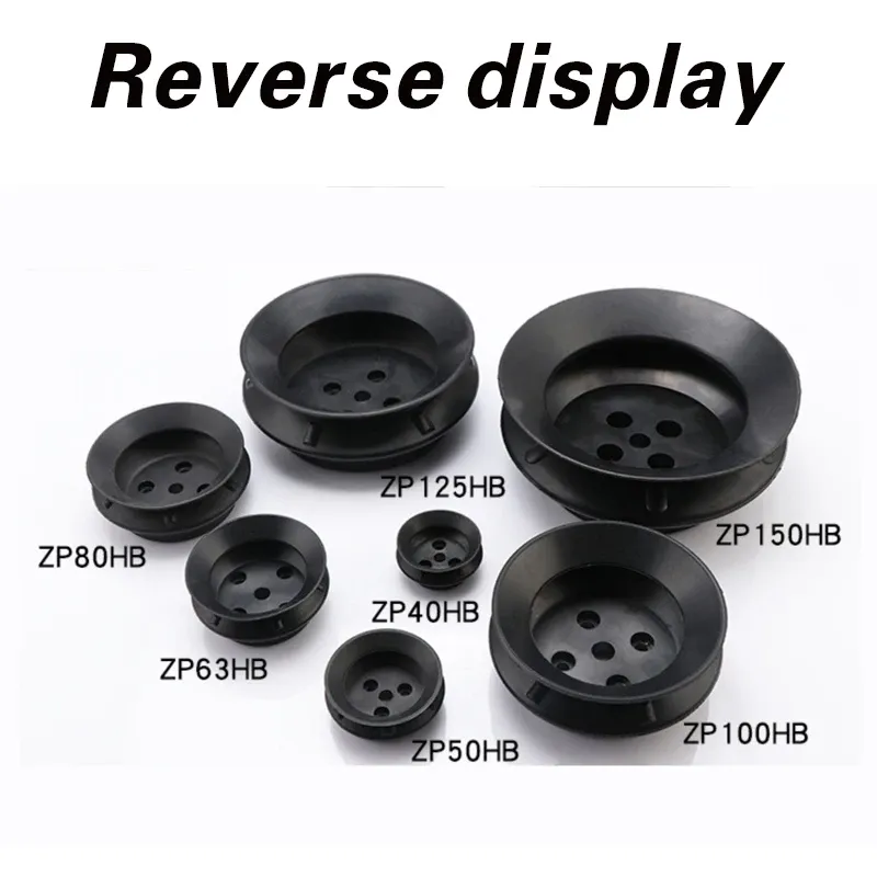 Mechanical arm vacuum suction cup industrial ZPT-HB40/50/63/80/100/125 double-layer silicone heavy-duty pneumatic-BOLTTE