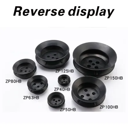 Mechanical arm vacuum suction cup industrial ZPT-HB40/50/63/80/100/125 double-layer silicone heavy-duty pneumatic-BOLTTE