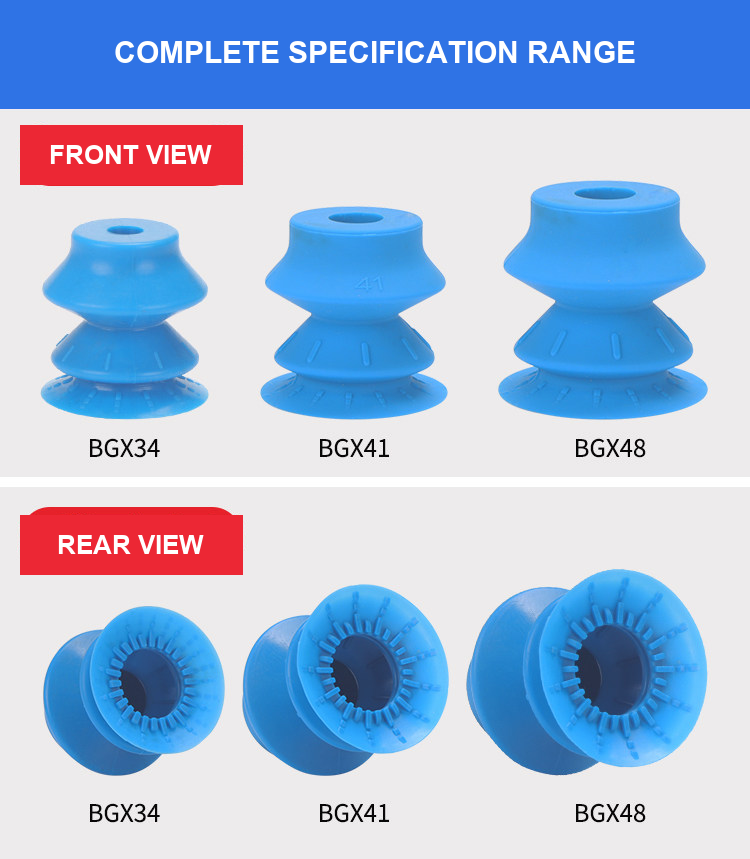 BOLTTE BGX34, BGX41 and BGX48 front and rear views