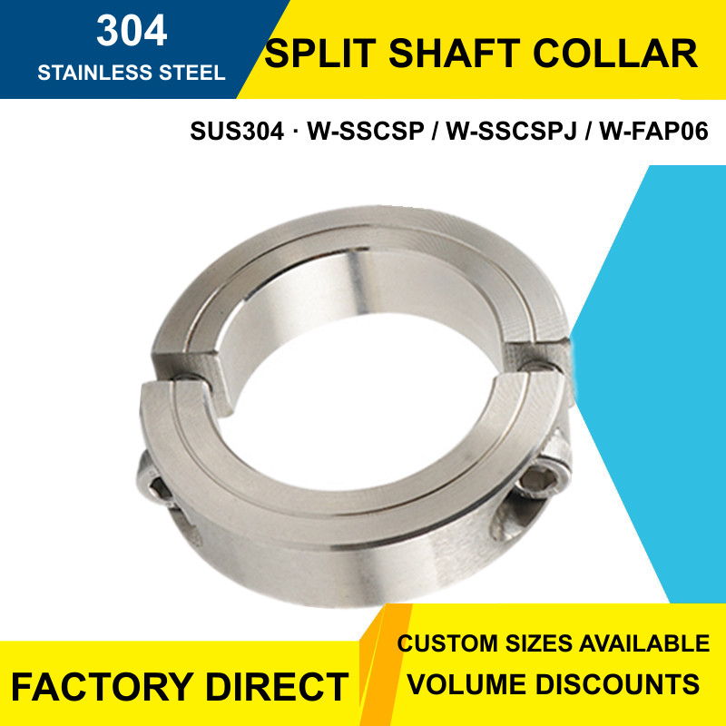 BOLTTE assembled 304 stainless steel split shaft collar